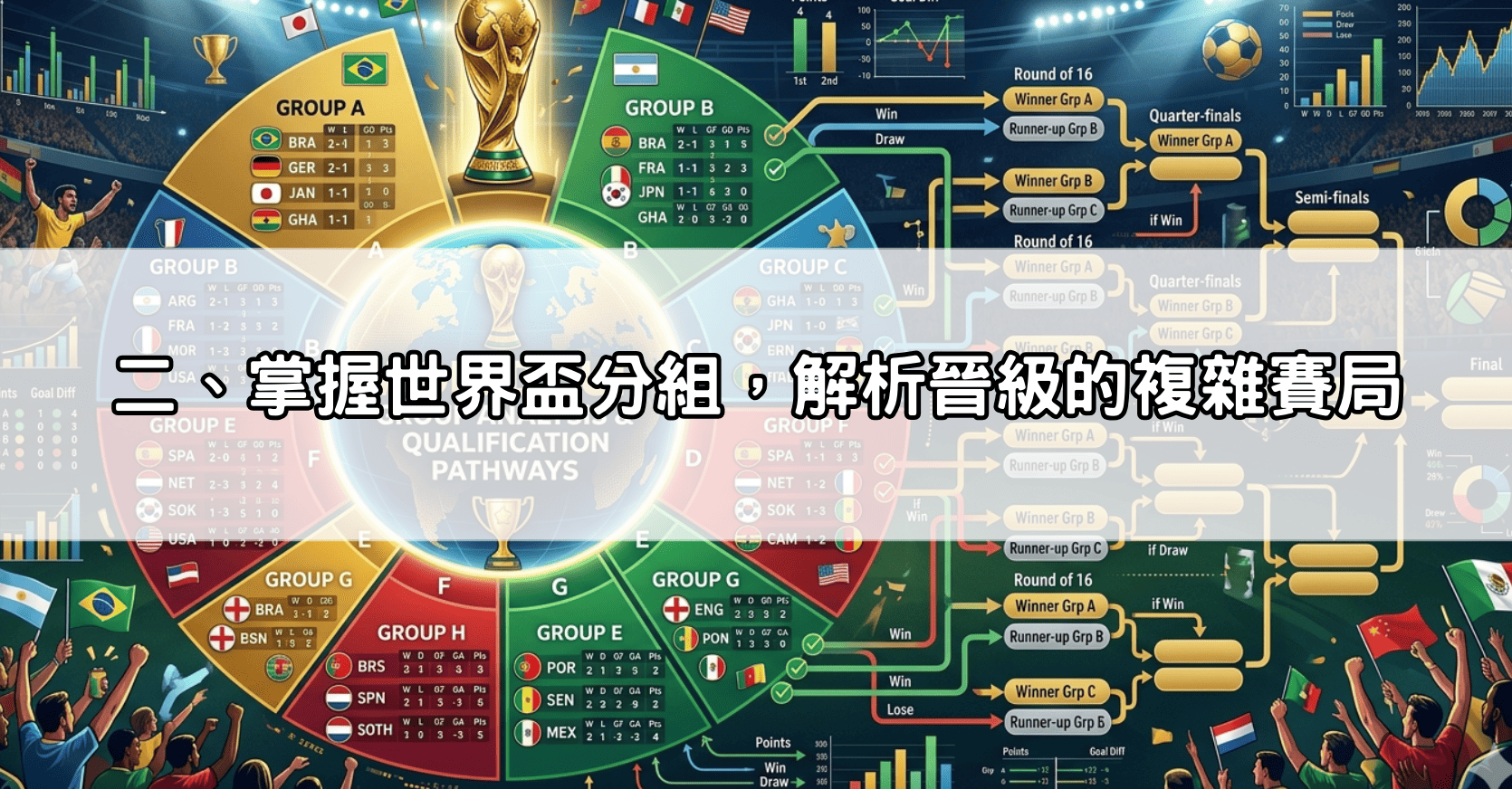二、掌握世界盃分組，解析晉級的複雜賽局